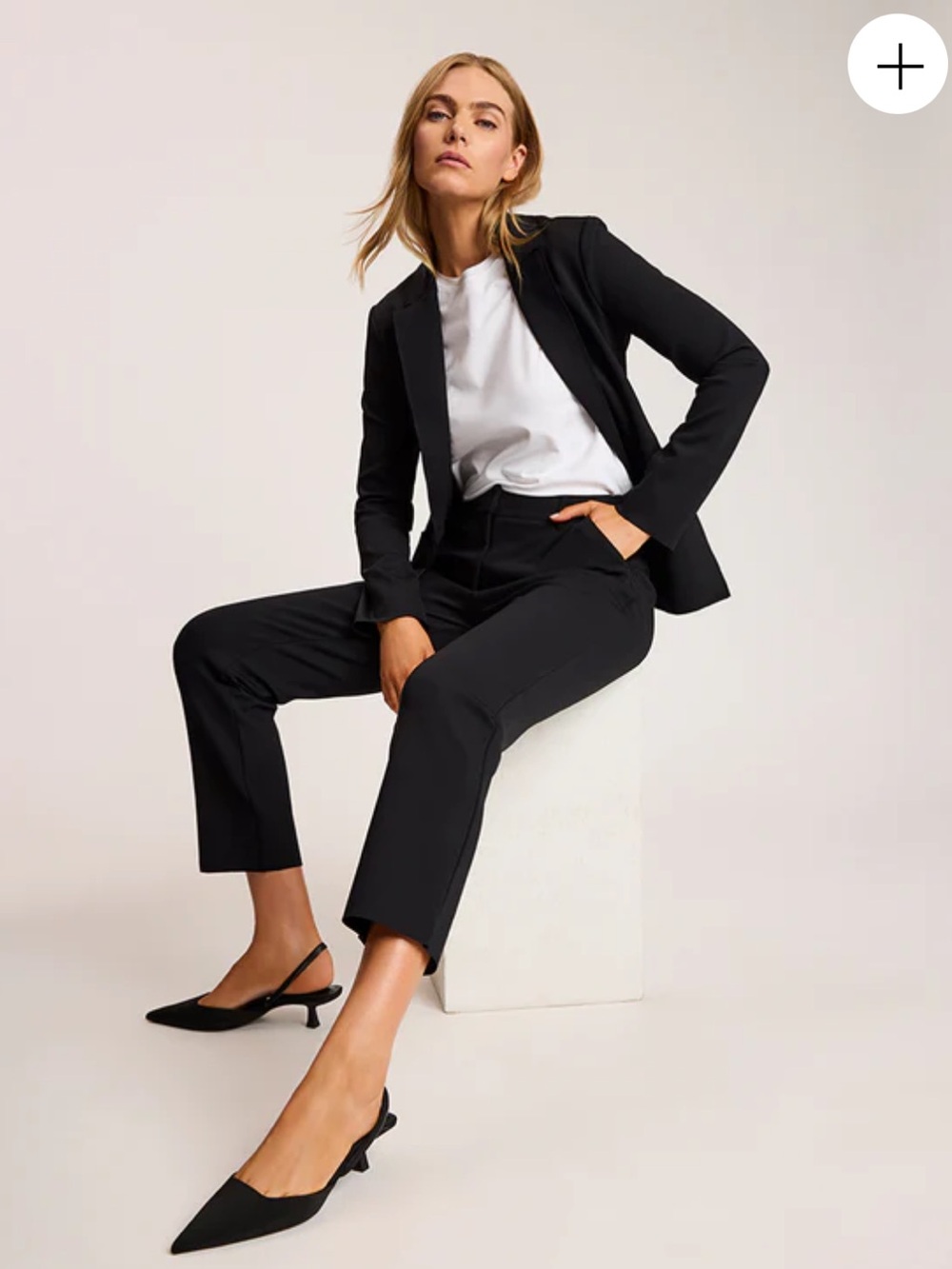 Commando women’s Neoprene CEO Blazer single breasted jacket M career minimal